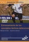 DVD ENTRENAMIENTO DE LOS CONCEPTOS TÁCTICOS DEFENSIVOS