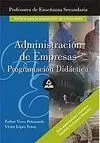 Programación Didáctica Administración de Empresas Profesores de Enseñanza Secundaria