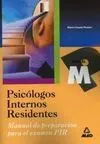 Manual de Preparación para el Examen Pir (Psicólogos Internos Residentes)