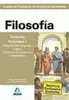 Temario Vol. 1 Filosofía Profesores de Enseñanza Secundaria 2007