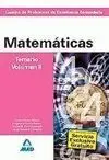 Temario Vol. 2 Matemáticas Profesores de Enseñanza Secundaria 2007