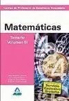 Temario Vol. 3 Matemáticas Profesores de Enseñanza Secundaria 2007