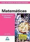 CUERPO DE PROFESORES DE ENSEÑANZA SECUNDARÍA.MATEMÁTICAS.PROGRAMACIÓN