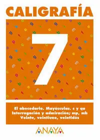 Cuaderno Caligrafía Nº7
