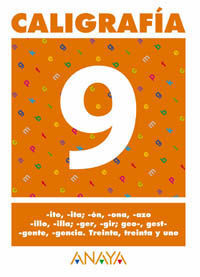 CUADERNO CALIGRAFÍA Nº9