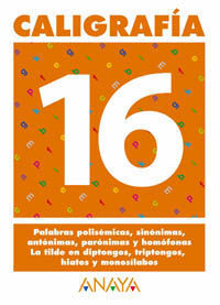 CUADERNO CALIGRAFÍA Nº16