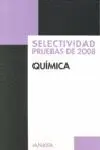 Química. Selectividad Pruebas de 2008