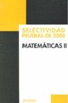 MATEMÁTICAS II. SELECTIVIDAD PRUEBAS DE 2008