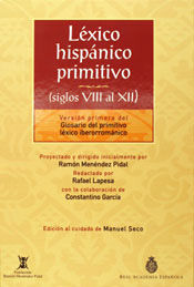 LÉXICO HISPÁNICO PRIMITIVO ( SIGLOS VIII AL XII )
