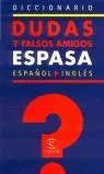 Diccionarios Espasa de Dudas y Falsos Amigos Español-Inglés