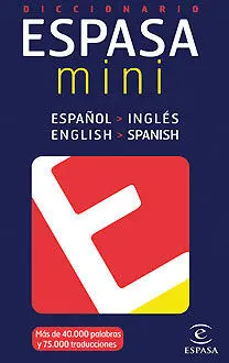 Diccionario Espasa Mini Inglés