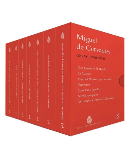 Estuche Obras Completas Miguel de Cervantes