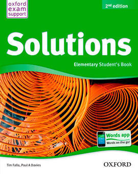 SOLUTIONS 2ND EDITION ELEMENTARY. STUDENT'S BOOK PACK