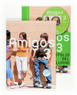 AULA AMIGOS 3 INTERNACIONAL. PACK ALUMNO (LIBRO + CD + PORTFOLIO)