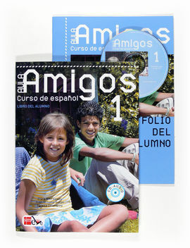 AULA AMIGOS 1 INTERNACIONAL. PACK ALUMNO (LIBRO + CD + PORTFOLIO)