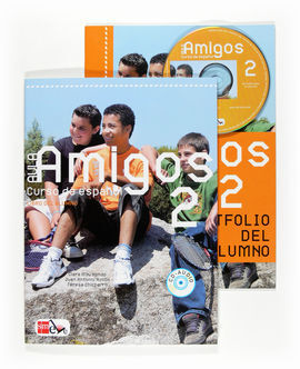 AULA AMIGOS 2 INTERNACIONAL. PACK ALUMNO (LIBRO + CD + PORTFOLIO)