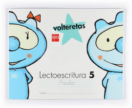 LECTOESCRITURA VOLTERETAS 5AÑOS N.5 PAUTA 2010