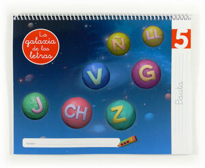 LECTOESCRITURA 5 AÑOS PAUTA LA GALAXIA DE LAS LETRAS