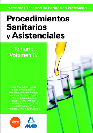 TEMARIO VOL.IV PROCEDIMIENTOS SANITARIOS Y ASISTEN