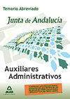 AUXILIARES ADMINISTRATIVOS DE LA JUNTA DE ANDALUCÍA. TEMARIO ABREVIADO