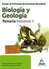 Temario I Biologia y Geologia Cuerpo Profesores Enseñanza Secundaria