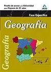 Geografía. Acceso Universidad Mayores 25 Años