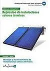 Replanteo de Instalaciones Solares Termicas Modulo Formativo I