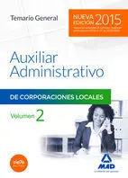 Temario Vol. 2 Auxiliar Administrativo de Corporaciones Locales 2015