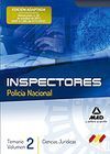 TEMARIO VOL. 2 INSPECTORES POLICIA NACIONAL. CIENCIAS JURIDICAS