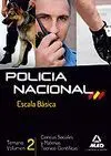 Temario Vol. 2 Policia Nacional Escala Basica Ciencias Sociales y Materias Tecnico-Cientificas