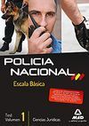 TEST CIENCIAS JURÍDICAS VOL. 1 ESCALA BÁSICA DE POLICÍA NACIONAL ESCALA BÁSICA