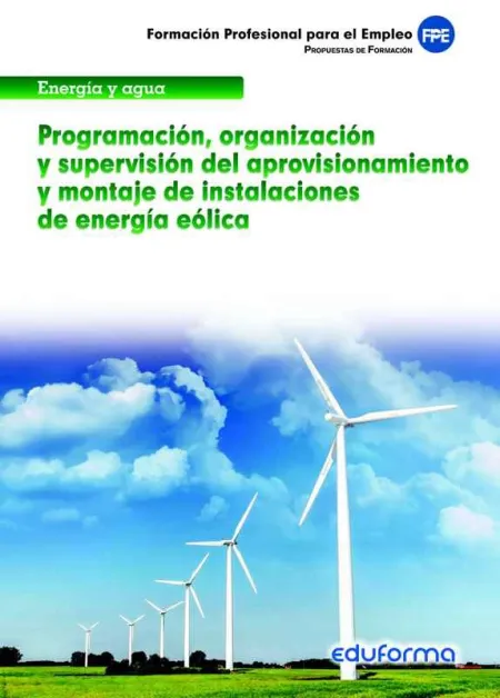 Programación, Organización y Supervisión del Aprov. Y Montaje de Instal. De Ener