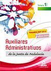 TEMARIO VOL. 1 AUXILIARES ADMINISTRATIVOS JUNTA DE ANDALUCIA 2013