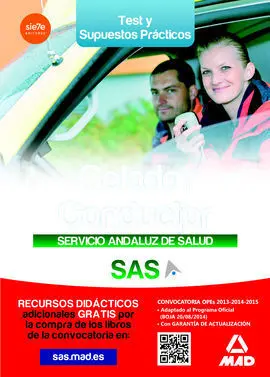 Test y Supuestos Prácticos Celador Conductor Servicio Andaluz de Salud 2015