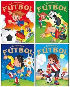 Futbol (4 Titulos). (Coloreables de Futbol). Ref:392