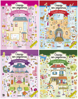 CASAS CON PEGATINAS SURTIDOS
