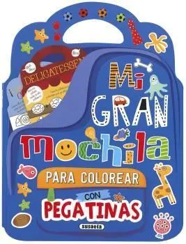 Mi Gran Mochila para Colorear con Pegatinas