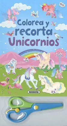 Colorea y Recorta Unicornios