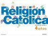 RELIGION CATOLICA 4 AÑOS.