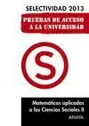 Matemáticas Aplicadas a las Ciencias Sociales Ii. Selectividad 2013.