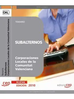 Subalternos de Corporaciones Locales de la Comunitat Valenciana. Temario