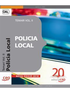POLICIA LOCAL. TEMARI VOL. II.