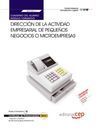 CUADERNO DEL ALUMNO DIRECCION DE LA ACTIVIDAD EMPRESARIAL DE PEQUEÑOS NEGOCIOS O