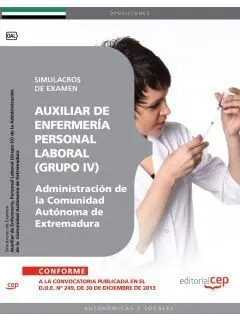 Auxiliar de Enfermería. Personal Laboral (Grupo Iv) de la Administración de la C