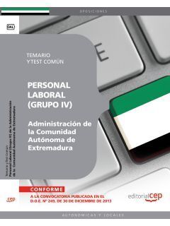 PERSONAL LABORAL (GRUPO IV) DE LA ADMINISTRACIÓN DE LA COMUNIDAD AUTÓNOMA DE EXT