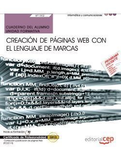 CUADERNO DEL ALUMNO. CREACIÓN DE PÁGINAS WEB CON EL LENGUAJE DE MARCAS (UF1302/M