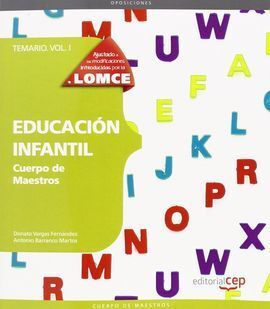 TEMARIO EDUCACION INFANTIL CUERPO DE MAESTROS