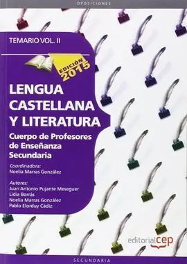Lengua Castellana y Literatura. Temario