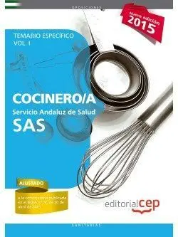 Cocinero/A Servicio Andaluz de Salud Vol 1
