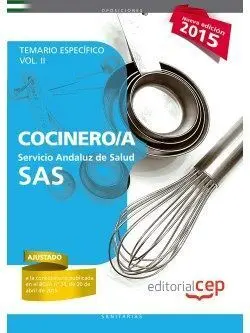 Cocinero/A Servicio Andaluz de Salud Vol 2
